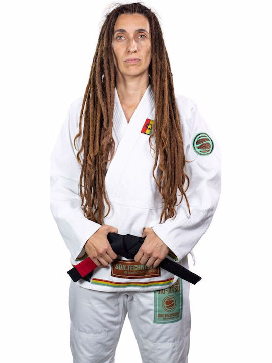 Soiltecnique Uniform Brasilianisches Jiu Jitsu Weiß