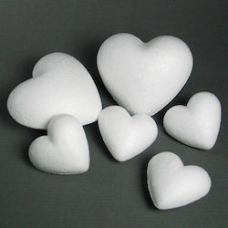 Meyco Meyco Handcrafted Heart from Styrofoam