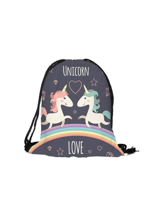 Unicorn Love Geantă pentru Copii Înapoi Multicoloră 34bucx39buccm.