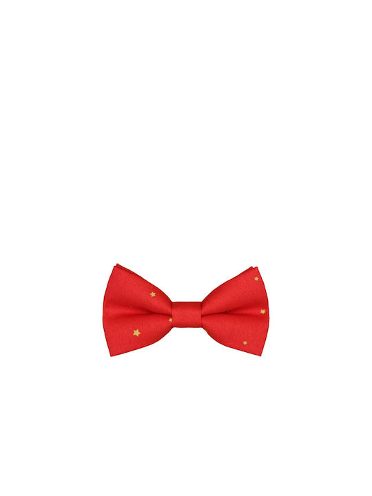 Kids Fabric Bow Tie Red