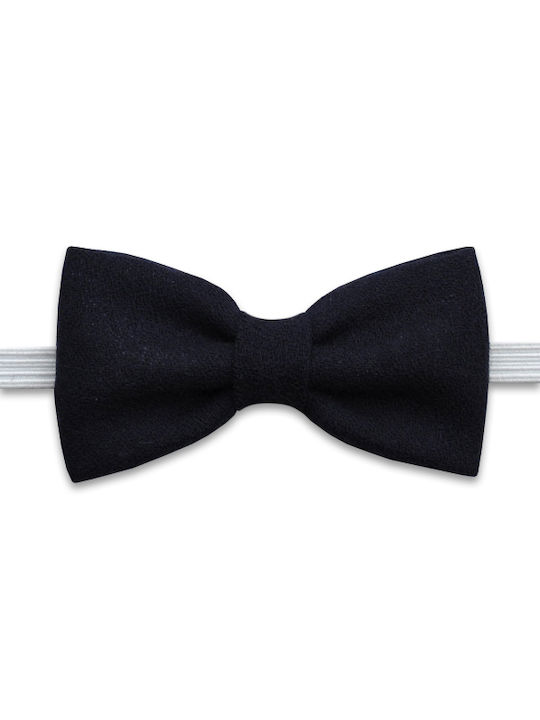 Baby Fabric Bow Tie Navy Blue
