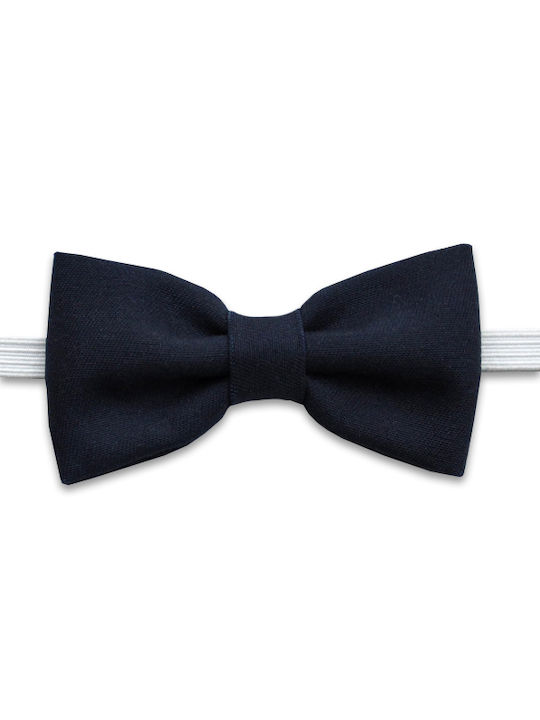 Baby Fabric Bow Tie Navy Blue
