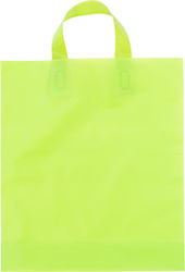 Plastic Bags with Handle Green 35x30x5cm 20kg