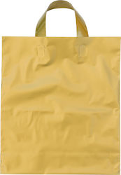 Plastic Packaging Bags with Handle Gold 50x38x6cm 20kg