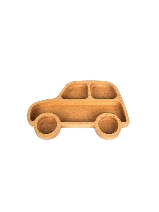 Wooden Dessert Tower Stand 5 Positions Brown Ø26cm P17xH26cm