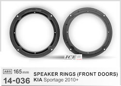 Speaker Ring Car Front Kia Sportage 2pcs Speaker Ring Car Front Kia Sportage 2pcs