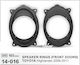 Speaker Ring Car Front Toyota Highlander 2pcs