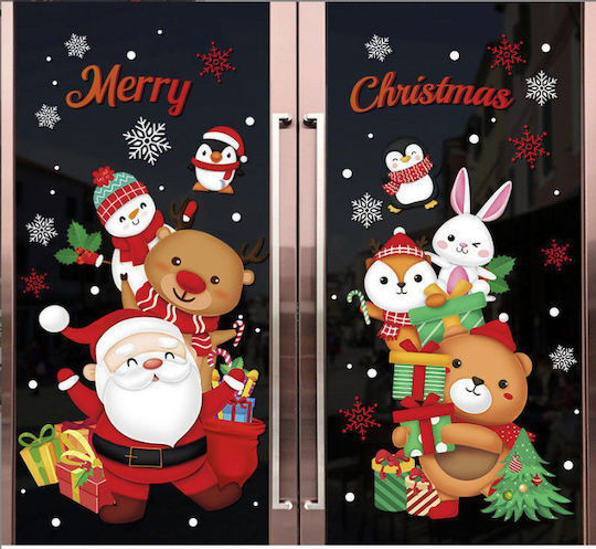 Sticker Display Decorative Christmas 1.11m x 75cm 45854 1pcs