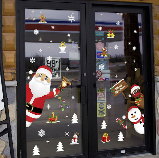 Sticker Display Decorative Christmas 60x90cm 632630 1pcs