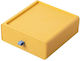 Schreibtischschublade 1 Positionen 20x8x21cm Gelb