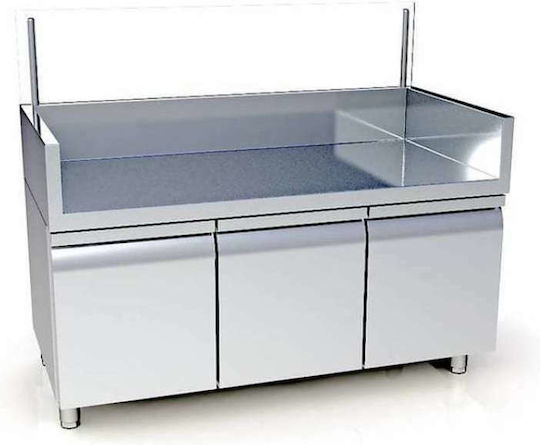 Lappas Dulap de pregătire cu uși deschise 125x70x141cm