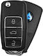 Foldable Car Key with Immobilizer for Seat Leon Skoda Octavia Volkswagen Golf