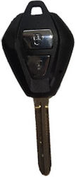 Car Key Shell with Blade with 2 Buttons for Isuzu