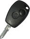 Car Key Shell with Blade with 2 Buttons Ne72 for Renault