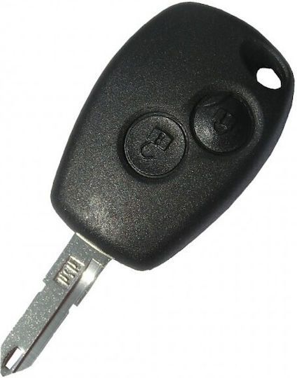 Car Key Shell with Blade with 2 Buttons Ne72 for Renault