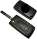 Foldable Car Key Shell with Blade with 2 Buttons for Peugeot