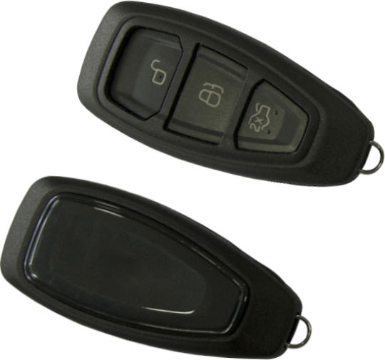 Car Key Shell with Blade with 3 Buttons for Smart / Ford