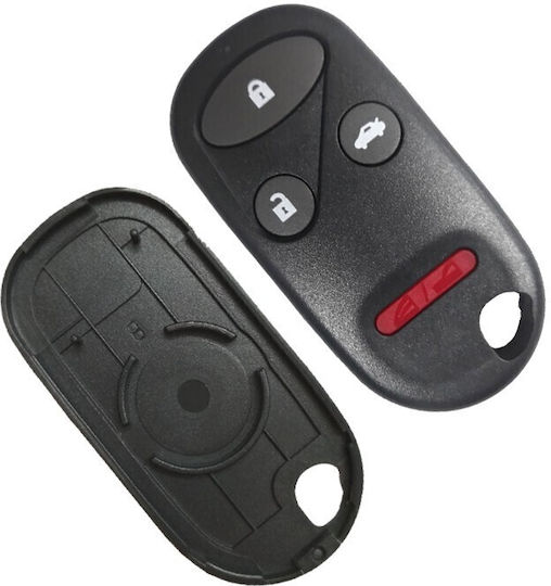 Car Key Shell with Blade with 3 Buttons for Honda
