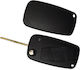 Foldable Car Key Shell with Blade with 3 Buttons for Fiat