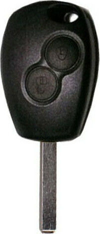 Car Key Shell with Blade with 2 Buttons for Renault