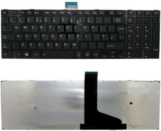 Tastatură Laptop Pentru Toshiba Fără Cadru Și Dispunere Engleză (SUA) În Culoare Neagră C50DT-A