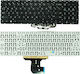 Laptop Keyboard for HP without Frame and English (US) Layout in Black Color