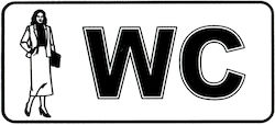 Pvc WC Women's Sign 0903990000023