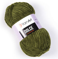 YarnArt Dolce Chunky Micro-poliester Verde 120m...