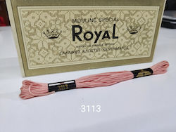 Royal Ață Broderie Bumbac în culoarea Roz 8m