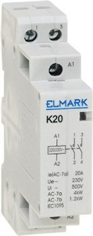 Phase 2-Pole Latching Relay 20A 230V