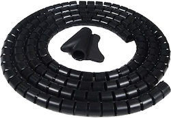 Eucom Cable Spiral Tubes 3m Black Eucom Cable Spiral Tubes 3m Black