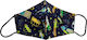 Fabrik Protective Mask Fabric Kids Navy / Yellow MARK837 1pcs