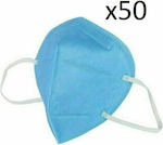 Disposable Protective Mask FFP2 Light Blue 6973149410040 50pcs