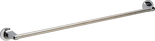 Ράγα Μπάνιου Μονή Επιτοίχια με Βίδες ​54x54cm Inox Ασημί