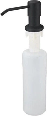 Finetto Dispenser Κουζίνας από Ανοξείδωτο Ατσάλι Μαύρο 500ml