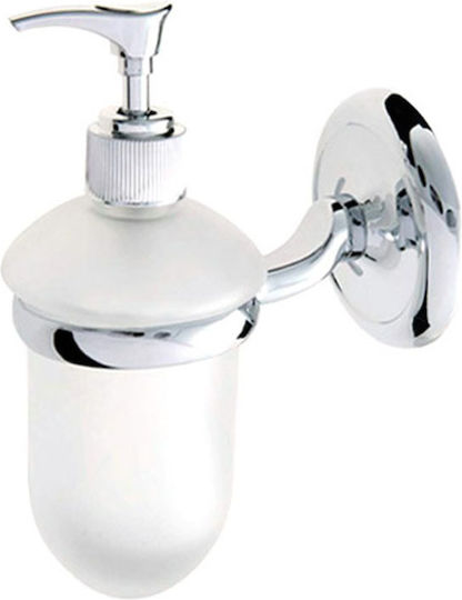 Heratrade Dispenser Γυάλινο Ασημί