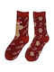 Admas Damen Socken Rot 2Pack