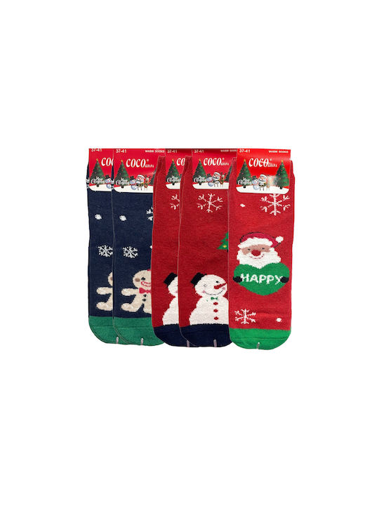 Coco&Hana Women's Christmas Socks Multicolour 5Pack