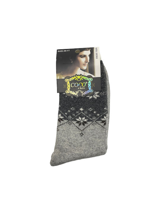 Coco&Hana Women's Socks Gray