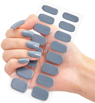 Aufkleber mit Design, Kunstaufkleber für Nägel in Gray Farbe