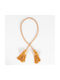 Linea Interiors Tie-Back Rope made of Fabric Orange 1pcs