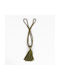 Tie-Back Rope made of Fabric Green 1pcs