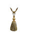 Tie-Back Rope made of Fabric Beige 1pcs