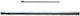 Tech Pro Speargun Shaft mit Gewinde Gummiband 7mm 80cm