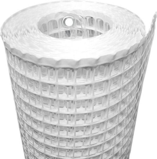 1056-1313 Balcony Safety Net White Cut-to-Size Height 120cm