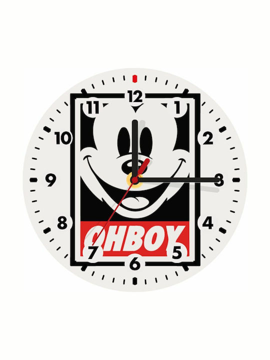 Koupakoupa Ceas de Perete pentru Copii Mickey Lemn 19εκ.