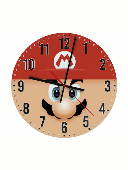 Kids Wooden Wall Clock 30cm