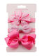 Set Kids Hair Bands in Fuchsia Color