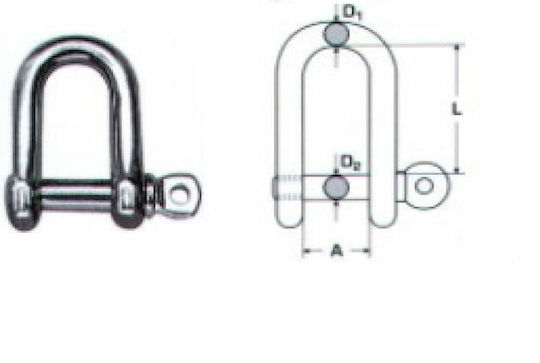 Inoxmare A4 M8258 Cheie de Marină de 7mm pentru Barca