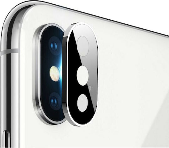 Cover Camera Protection Metal Frame Silver for the iPhone XS
